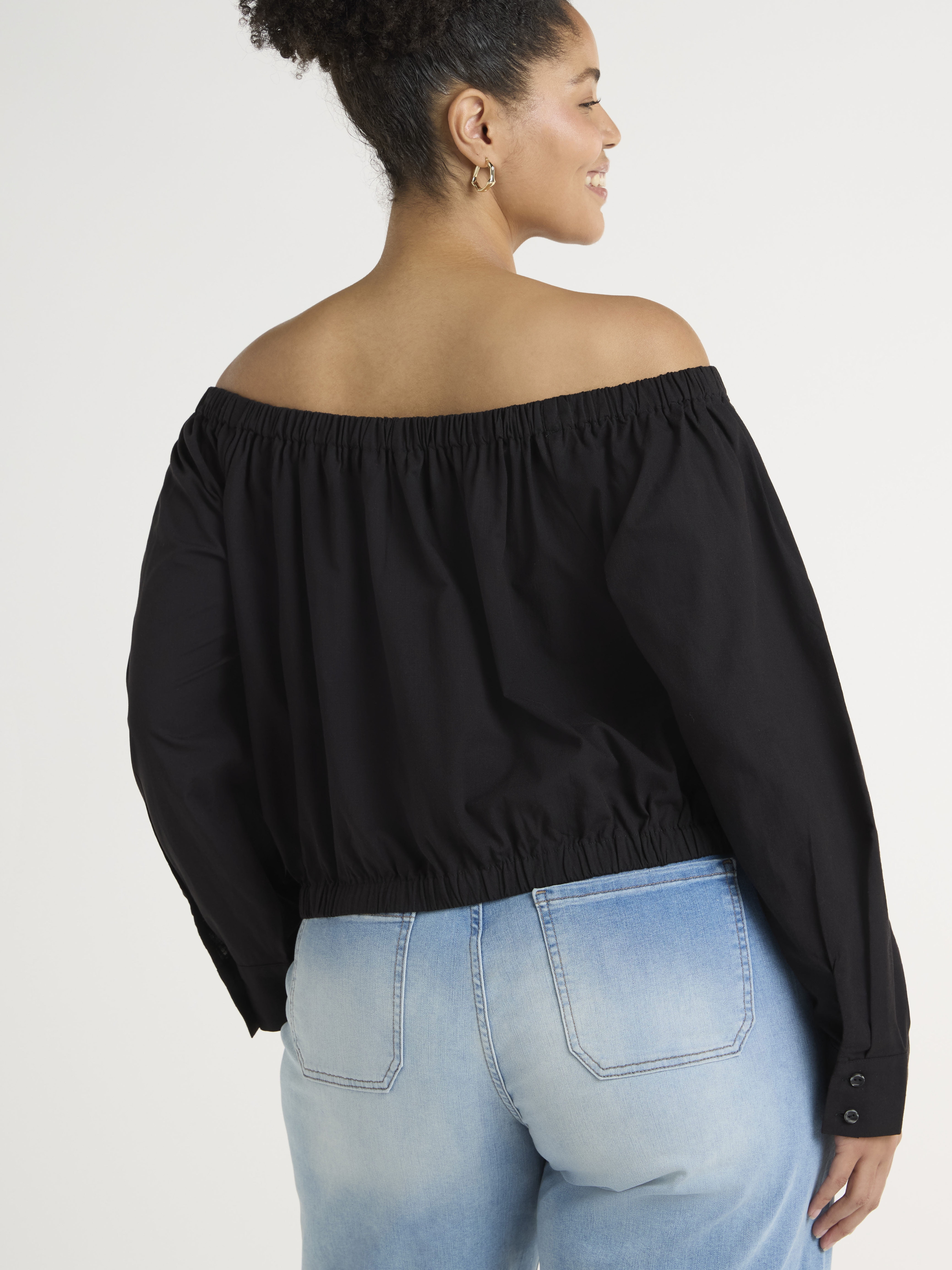 トップス andequal volume off shoulder blouse volume off shoulder blouse – andequal