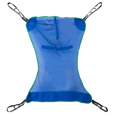 Mesh Full Body Sling, Patient Lift Sling, Large Size, 4 or 6 Points, 600 lb. Capacity, Without Head Support