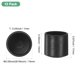 thumbnail image 3 of Uxcell 12 Paquete de Tapas para Patas de Silla 9/16 pulgadas Protectores de Piso de Cloruro de Polivinilo Cubierta Redonda Puntas Negras, 3 of 7