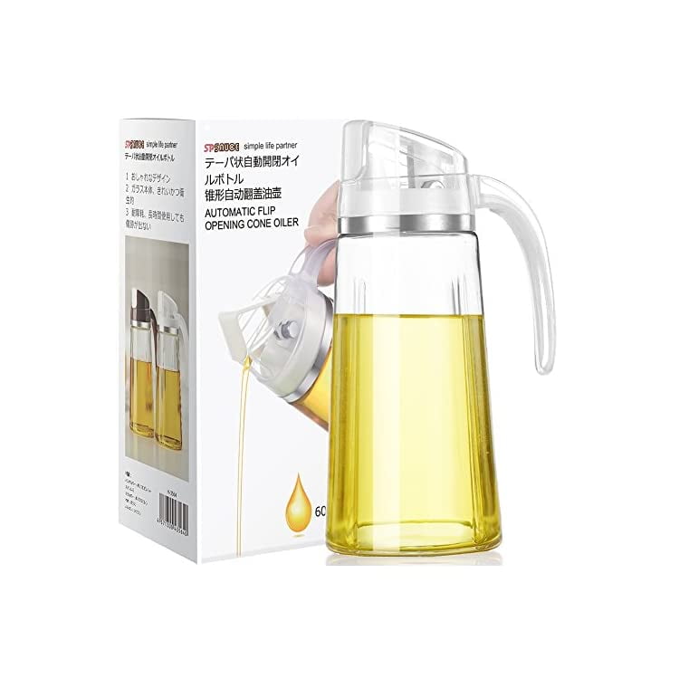 Auto Flip Olive Oil Dispenser Bottle,20 OZ Leakproof ...