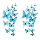 thumbnail image 1 of Decoración de pared de mariposas, 24 piezas, pegatinas de mariposas 3D para decoraciones de fiestas con imanes (coloridos, 24), 1 of 6