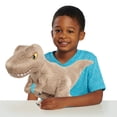 thumbnail image 3 of Jurassic World Large 12-inch Tyrannosaurus Rex Plush Stuffed Animal, Kids Toys for Ages 3 up, 3 of 5