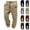 Khaki, variant on Men Waffle Jogger Pants Drawstring Elastic Waist Sweatpants with Pocket,Casual Comfy Home Outdoor or Sports Daily Wear,Brown,XL