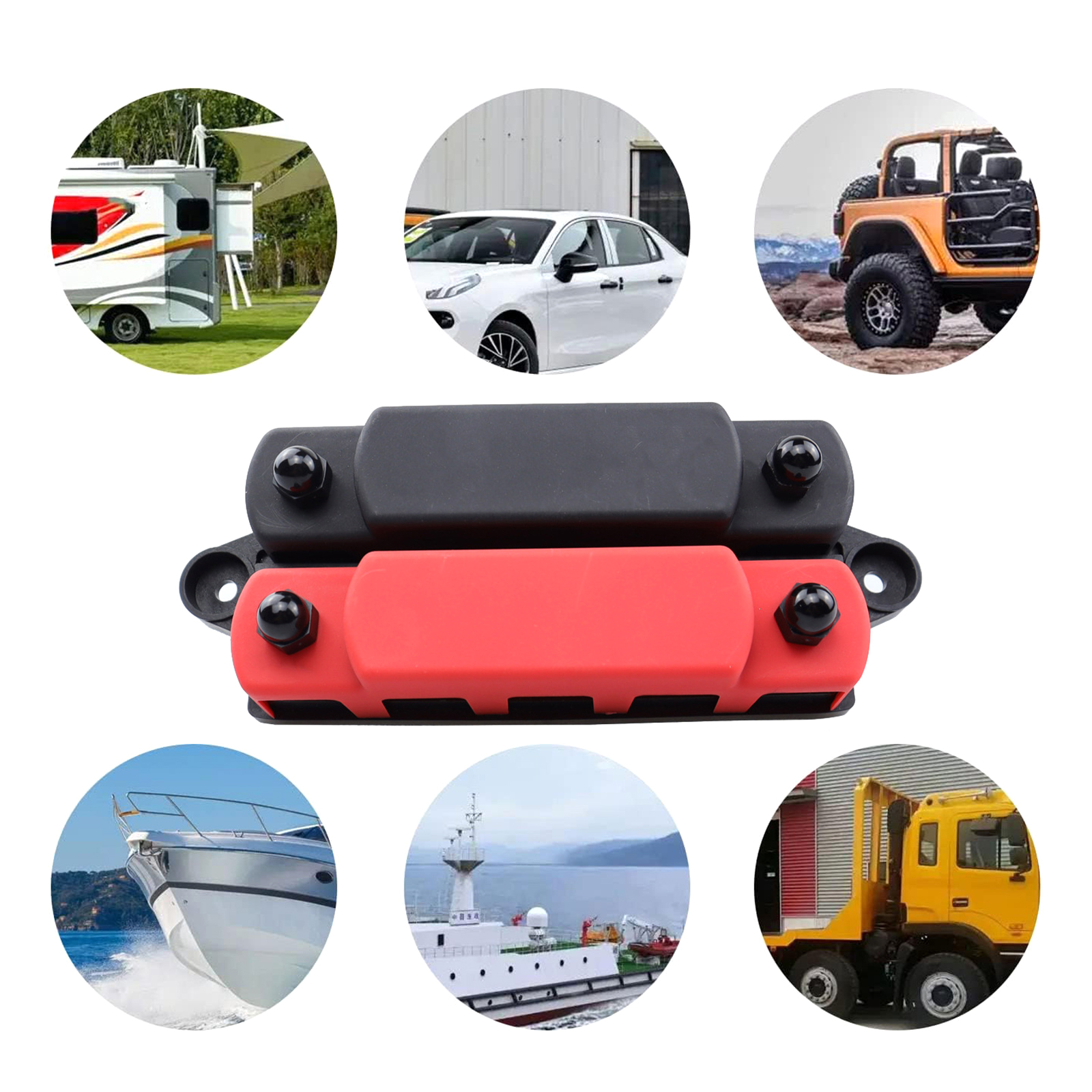 Bus High Current Wiring Junction Block Car Pickup Trailer Power Distribution Terminal Block
