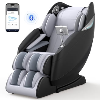 MassaMAX, 4D Massage Chair, MT398, White Faux Leather - Walmart.com