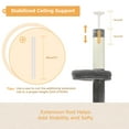 thumbnail image 3 of PAWZ Road 95-107" Adjustable Height Cat Tree Floor to Ceiling Cat Tower for Indoor Pet Cat toy Gray, 3 of 10