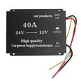 thumbnail image 2 of 24V to 12V DC Voltage Converter 600W with Overload Guard and Dual Fans for Long Distance Driver Converter DC Regulator Cars RVs SUVs Buses, Stable Power Supply Inverter, 2 of 7