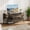 47"L Grey, variant on Kicctian 47"L TV Stand for 55 Inch TVs with Entertainment Center & 2 Storage Drawers –TV Stand for Living Room, Bedroom,Brown