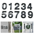 3D House Number SelfAdhesive Simple Installation 09 Modern Street