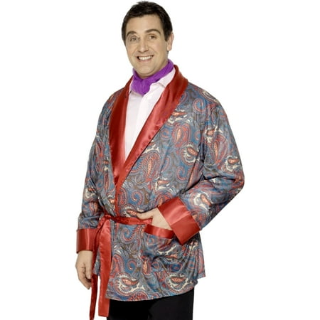 Adult's Mens Tales Of Old England Paisley Smoking Jacket Costume