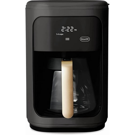 14 Cup Touchscreen Coffee Maker, Black