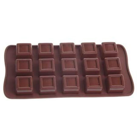Decorative Copper Mold - Cool Silicone Chocolate Molds | Decorative Square Shape, Flexible Food-Safe Silicone, Easy Release, Dishwasher Safe, For Chocolate, Keto Bombs, Candy, Soap, Candles etc., 1.5” x 1.5” x 0.5”