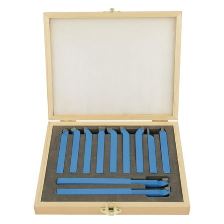 - EECOO Grooving Tool,11Pcs 10*10mm Lathe Tools Carbide Tipped Welding Milling Cutting Turning Tool Set Lathe Tool