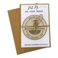 thumbnail image 1 of Personalized Wedding Magnets 25 Rusric Wedding Save The Date Cards Favor With Envelopes, 1 of 4