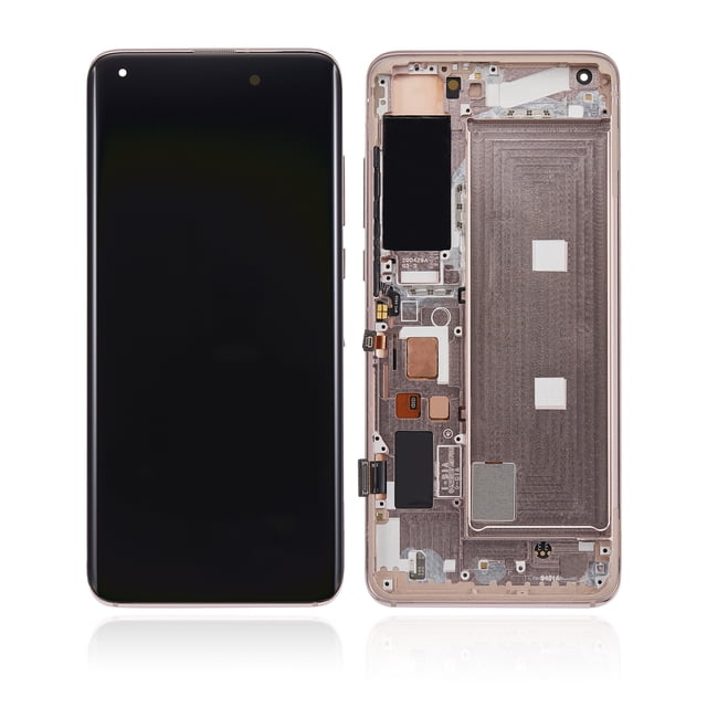 Esource Parts Xiaomi Mi 10 5G OLED Assembly Replacement With Frame Peach Gold
