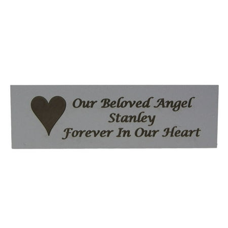 - Metal Plate - 0 - Silver - Engraving Sold Separately