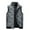 Gray, variant on Winter Vest for Men Stand up Collar Sleeveless Jackets Zip up Coats with Multiple Pockets Casual Athletic Outerwear