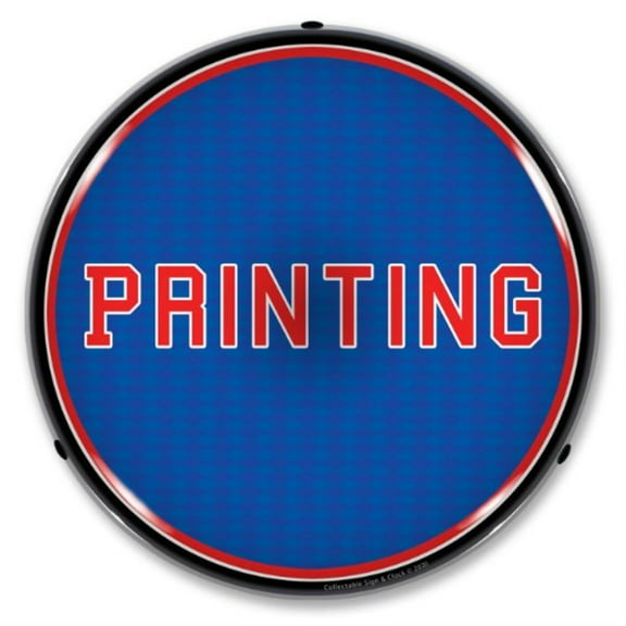 Collectable Sign and Clock Printing LED Lighted Premium Sign