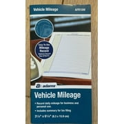 Adams® Vehicle Mileage Book, 3 1/4" x 6 1/4"