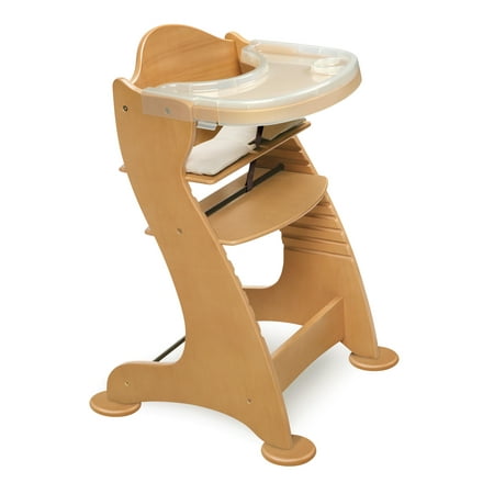 Badger Basket - Wooden High Chair, Natural (Best Wooden High Chair)