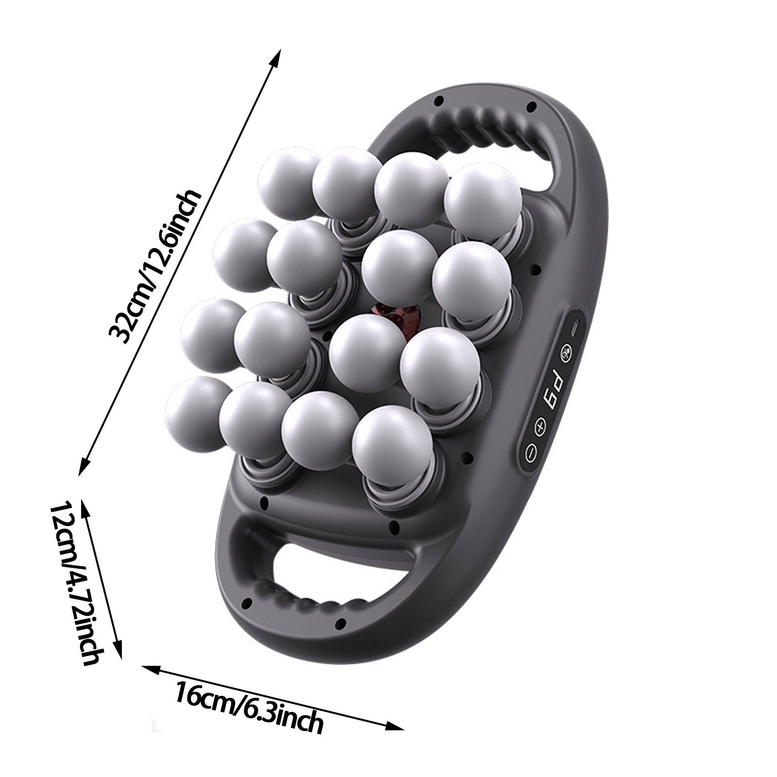 16 Head Massage Gun Deep Tissue for Neck, Shoulder, Back Massager – Electric Neck Massager for Muscle Recovery – Quiet, Portable & Powerful Full Body Tool, Pain Relief