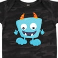 thumbnail image 4 of Inktastic Cute Monster, Blue Monster, Funny Monster, Horns Boys or Girls Baby Bodysuit, 4 of 5