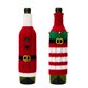 thumbnail image 1 of Decoración navideña para mesa de cena, cubierta navideña para botella de vino, adorno navideño para el hogar, 2 uds., 1 of 5