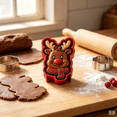 thumbnail image 5 of Christmas Mini Pie Molds, Festive Holiday Baking Tool Set with Press Design for Making Delicious Seasonal Pastries and Tarts (Reindeer), 5 of 6