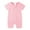 Pink, variant on Utoimkio Newborn Summer Baby Boy Girl Rompers Zip-up Bodysuit One Piece Jumpsuit Short Sleeve Playsuit One Piece Outfit Clothes