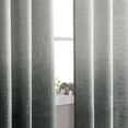 thumbnail image 3 of Uptown Home Ombre Window Curtain Panel Linen Rayon Blend Fabric Grommet Drape for Living Room/Bedroom, Cream to Gray, 40"W x 84"L, Set of 2, 3 of 6