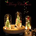 thumbnail image 2 of Adorno de cristal de Navidad, decoración de Navidad, alce de pino, adornos de santa para fiestas de navidad, dormitorio, decoración de dormitorio, suministros de regalo para fiestas de cumpleaños, San Feliz Sencillez, 2 of 5
