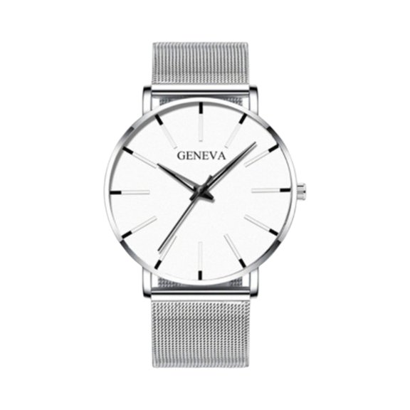 Resicozy Watch for Women Leather Band Wristwatch Elegant Daily Waterproof Dress Round Case Watch I One Size