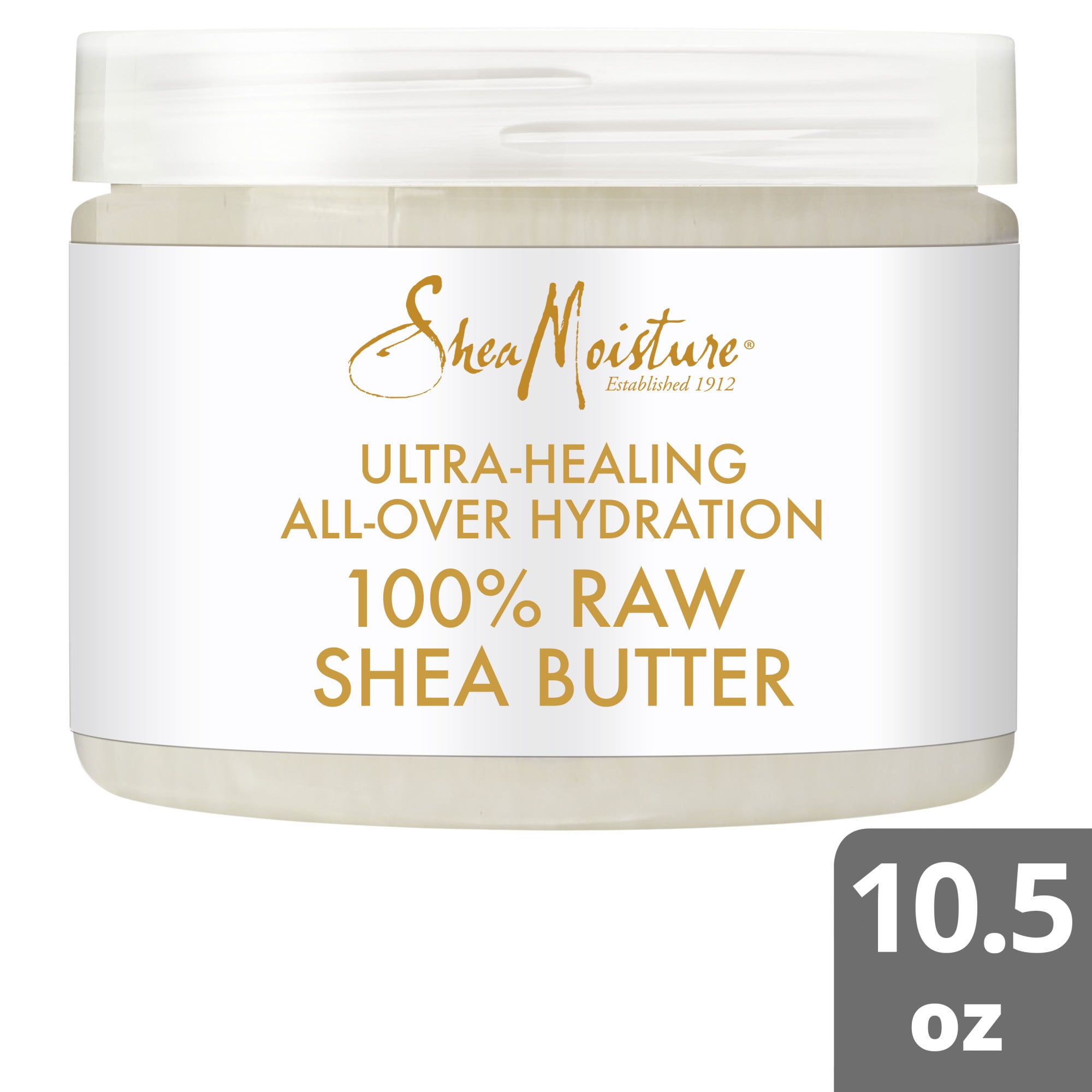 Shea Moisture All-Over Hydration 100% Raw Shea Butter  Intensive Hair  & Skin Moisture 