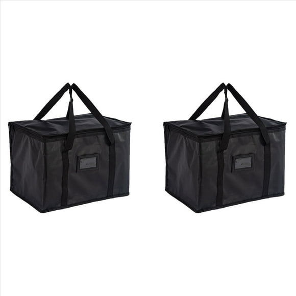 2X Bolsa Hielera Impermeable para Pícnic, Fiambrera Aislada, Bolsa Térmica Portátil para Alimentos, Entrega de Bebidas, Funcional