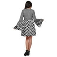 thumbnail image 4 of Moomaya Printed Mini Dress For Women Casual Wear Bell Sleeve Summer Clothing, 4 of 6