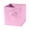 Pink, variant on Square Foldable Storage Bins, 10.6 X 10.6 X 11 Inch | Non-Woven Fabric Cube Organizer Box With Handles, Open Top Closet Shelf Storage Container For Clothes Toys Books (Beige)