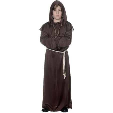 Brown Monk Robe Child Halloween Costume