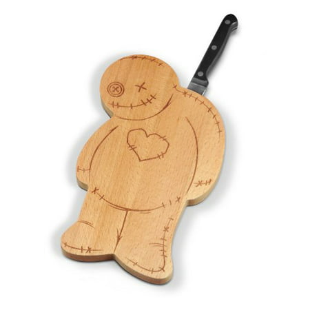 Fred OUCH! Voodoo Wood Cutting Board with Knife
