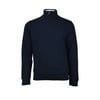 New Brooks Brothers Mens Navy Blue Hidden Placket 1/2 Zip Sweater Small S 3649-6