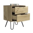 thumbnail image 6 of Miekor Furniture Nuvo 2 Nightstand,Two Drawers, Hairpin Legs B5A8930, 6 of 9