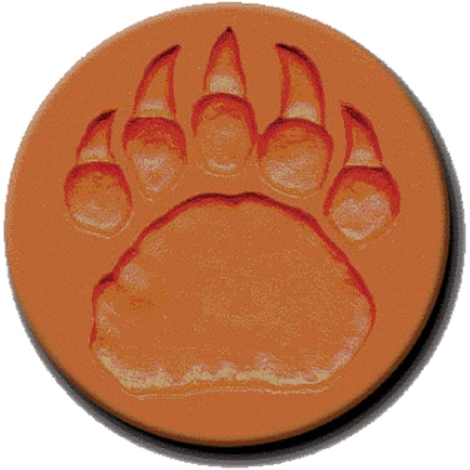 2" Round Cookie Stamp with Handle & Recipe Booklet-BEAR CLAW, 2 inch