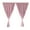 E, variant on Self Curtain Hollow Design French Door Lace Window Privacy Bedroom Living Room Patio No Drilling E Curtain Liner Two 7 Piece Set