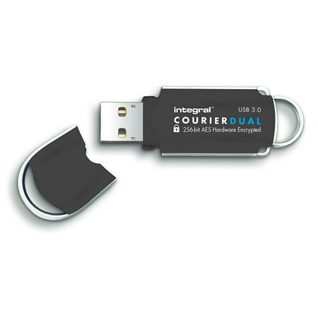 32GB Integral Courier Dual USB3.0 FIPS-197 Encrypted Flash