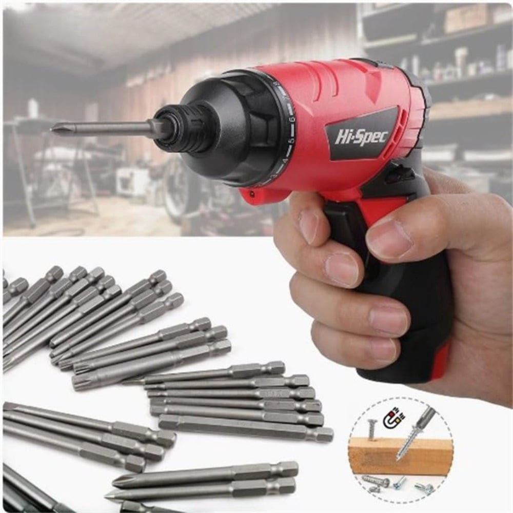 50Pcs Magnetic Screwdriver Bit Set With Storage Box 75mm Ultra Long High Strength Chromium Vanadium Steel Drill Bits Set