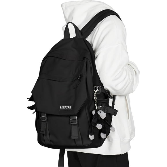 Sac d'École Léger Sac à Dos pour Ordinateur Portable de Collège pour Hommes Femmes Sac de Voyage Sac d'École Secondaire Moyen Sac à Livres pour Garçon Filles