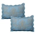 thumbnail image 4 of Serenta Ensemble de Couvre-Lit Damassé 4 Pcs, Queen, Forget Me Not, 4 of 6
