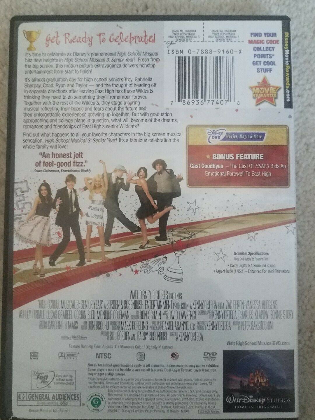 High School Musical 3: Senior Year (DVD) -