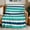 Stripe16, variant on Throw Blanket for Couch Navy Blue Green Stripes Soft Fleece Flannel Blankets Cozy Lightweight Blanket for Home Sofa Living Room Lime Green Striped Bed Throws 50" x 60"