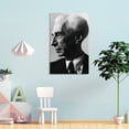 thumbnail image 4 of British Nobel Laureates Bertrand Russell Black And White Celebs Poster Poster Decorative Painting Canvas Wall Art Living Room Posters Bedroom Painting 16x24inch(40x60cm), 4 of 6
