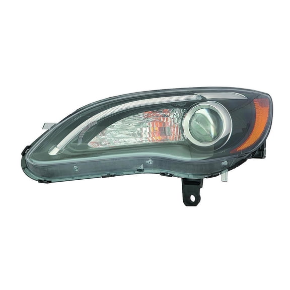 KAI New CAPA Certified Standard Replacement Driver Side Headlight Assembly, Fits 2011-2014 Chrysler 200 Convertible